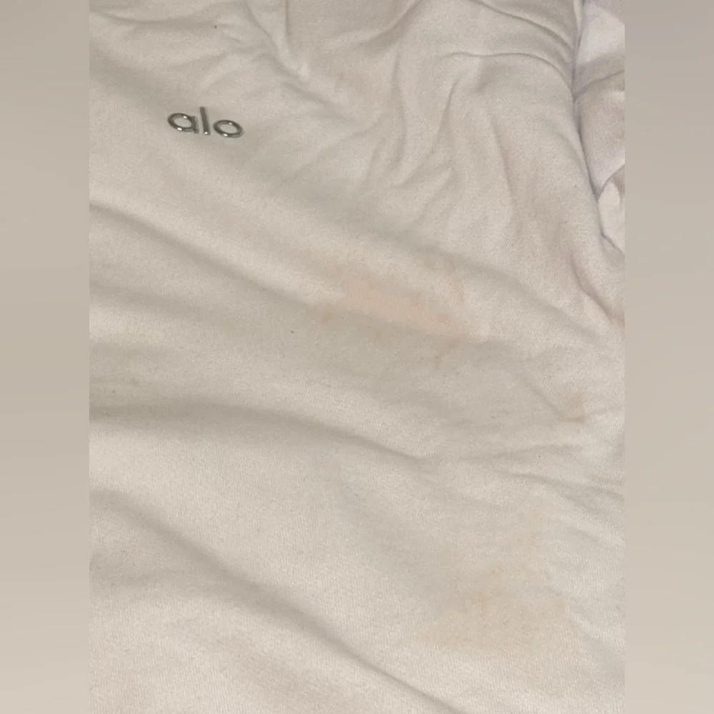 ALO accolade crew neck pullover sweater • WHITE • Size L for oversized fit - New - Picture 4 of 4